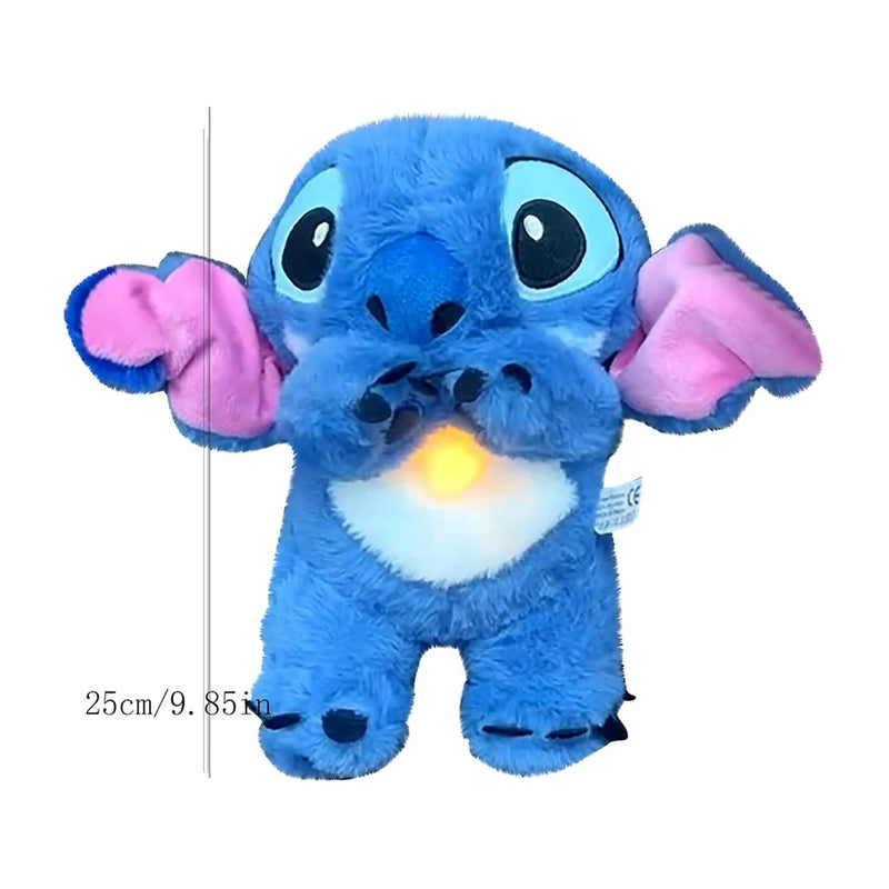 Stitch que Respira: Pelúcia que Mexe as Orelhas e Luz