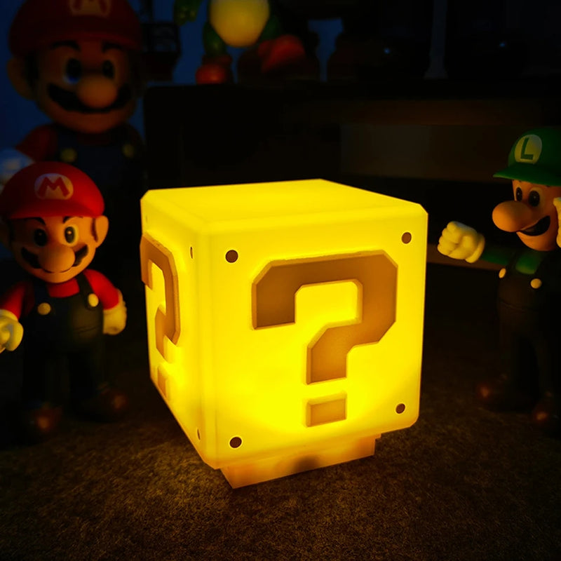 Luminárias Super Mario com Som de Coin