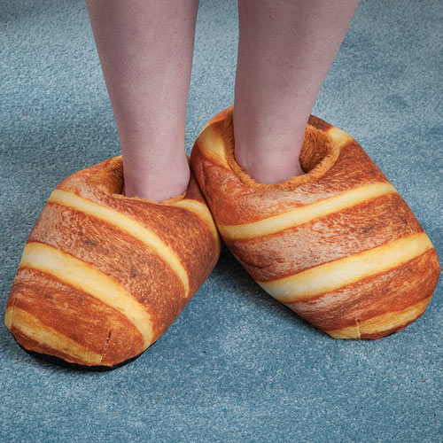 Pantufas Croissant® - Pães de Pelúcia (ESTOQUE LIMITADO)