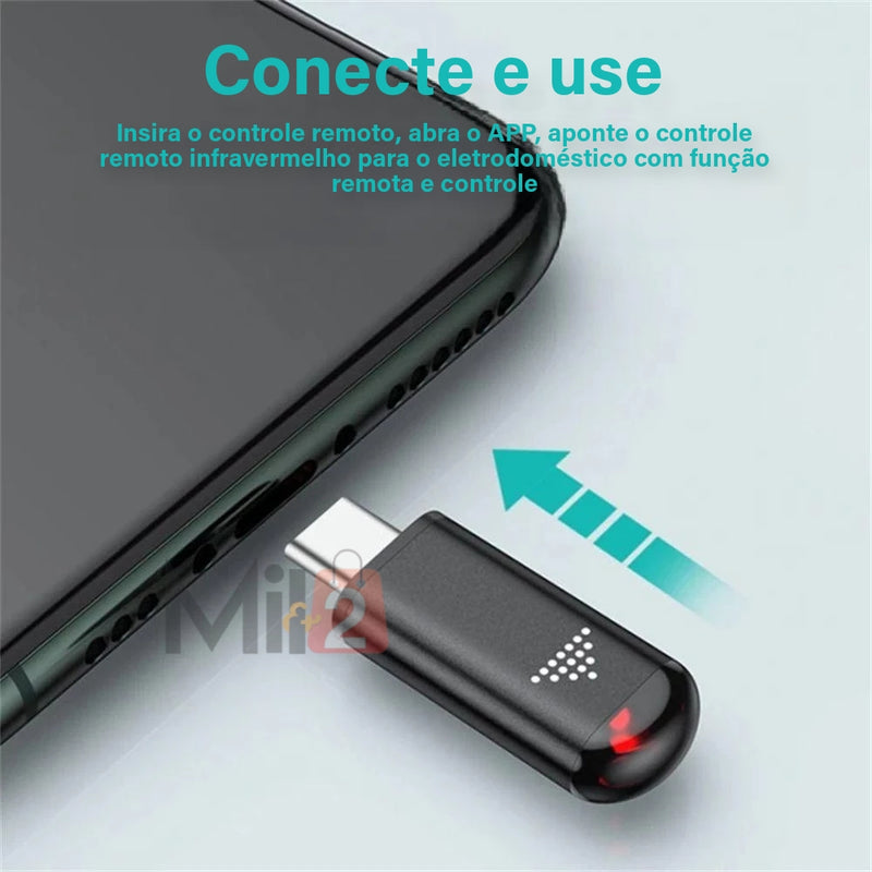 Controle de Tudo - (Tipo C, IOS e Micro USB)