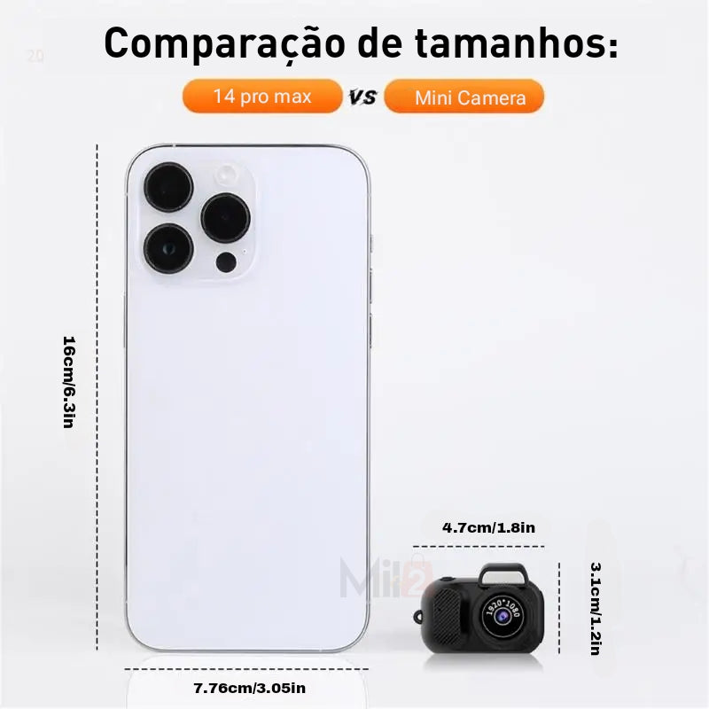 Mini Camera HD de Foto e Vídeo