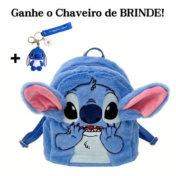 Bolsa Stitch Com Orelhinhas + BRINDE