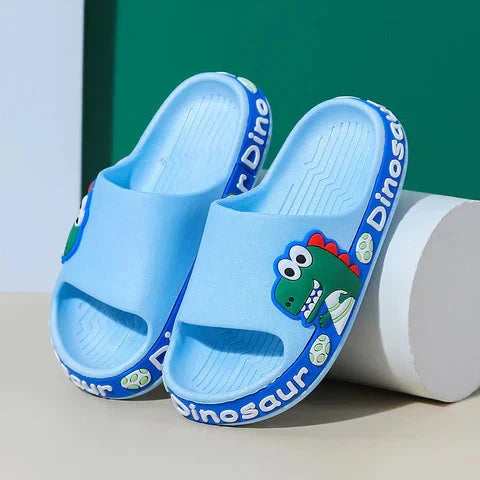 Chinelo Ortopédico Infantil Antiderrapante - Dino Crocks infantil 17 Mil e Dois Descontos Azul 21/22 