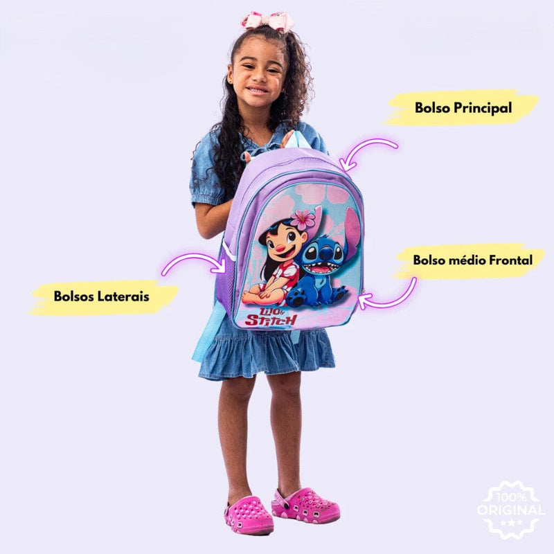 Kit Escolar Lilo & Stitch - ÚLTIMAS UNIDADES ORIGINAL mochila stitch shope Mil e Dois Descontos 