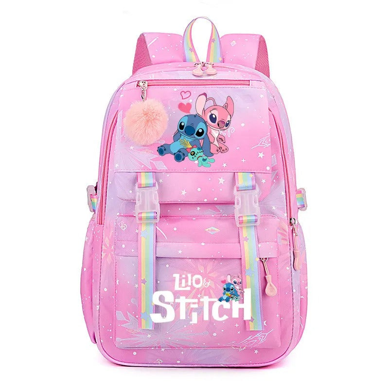 Mochila Escolar Resistente Impermeável do Stitch ORIGINAL