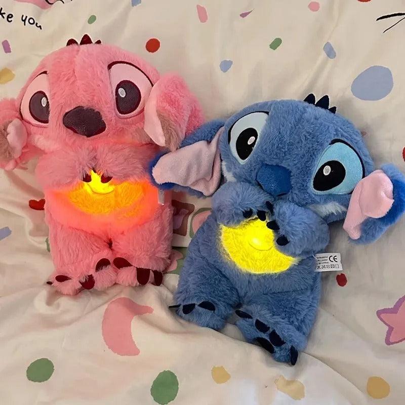 Stitch que Respira: Pelúcia que Mexe as Orelhas e Luz