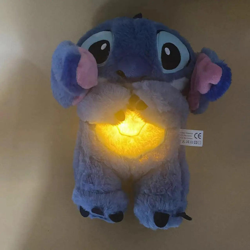 Stitch que Respira: Pelúcia que Mexe as Orelhas e Luz