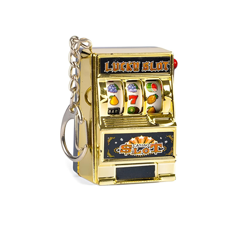 Chaveiro Vegas® - Mini Máquina de Cassino